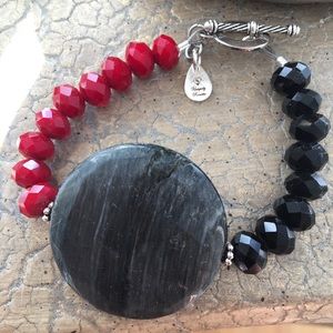 Bracelet with Silver Toggle